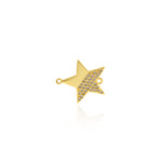 Shining Star Connector-DIY Jewelry Making Accessories   16x15mm