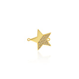Shining Star Connector-DIY Jewelry Making Accessories   16x15mm