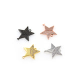 Shining Star Connector-DIY Jewelry Making Accessories   16x15mm