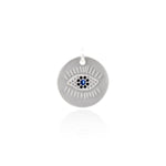 Minimalist Evil Eye Pendant-DIY Jewelry Making Accessories   18.5mm