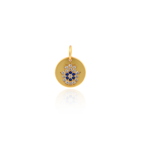 Minimalist Hamsa Pendant-DIY Jewelry Making Accessories  10mm