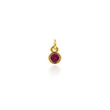 Minimalist Round Zircon Pendant-DIY Jewellery Making Accessories   4x6mm