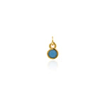 Minimalist Round Zircon Pendant-DIY Jewellery Making Accessories   4x6mm