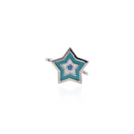 Minimalist Enamel Star Connector-DIY Jewelry Making Accessories   16x13mm