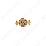 Candy Connectors,Micro Pave Cubic Whimsical Charms 18x11mm