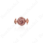 Candy Connectors,Micro Pave Cubic Whimsical Charms 18x11mm