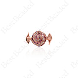 Candy Connectors,Micro Pave Cubic Whimsical Charms 18x11mm