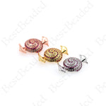 Candy Connectors,Micro Pave Cubic Whimsical Charms 18x11mm