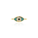 Enamel Evil Eye Connector-DIY Jewelry Making Accessories   13x5mm