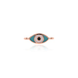Enamel Evil Eye Connector-DIY Jewelry Making Accessories   13x5mm
