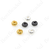Woven Love Spacer Bead,Matte Gold Plated Rondelle Beads 7mm