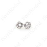 Cube Spacer Beads,Minimalist Jewelry Accessory,Cubic Pendants 5x5mm