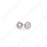 Cube Spacer Beads,Minimalist Jewelry Accessory,Cubic Pendants 5x5mm