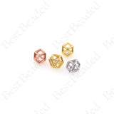 Cube Spacer Beads,Minimalist Jewelry Accessory,Cubic Pendants 5x5mm