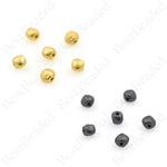 Gold Plated Spacer Beads,Hammered Nugget Beads 7x5mm