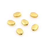 Minimalist Flat Oval Bead-Jewelry Making Accessories   9x11mm