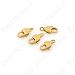 Lobster Clasp Charm,Matte Gold Plated Lobster Jewelry Buckle 17.5x9mm