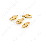 Lobster Clasp Charm,Matte Gold Plated Lobster Jewelry Buckle 17.5x9mm