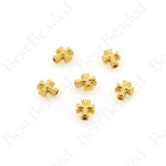 Matte Gold Cross Charm,Christian Jewelry Accessory 8x10mm