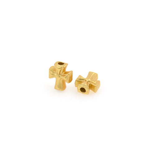Minimalist Cross Beads-Jewelry Making Accessories   8x10mm