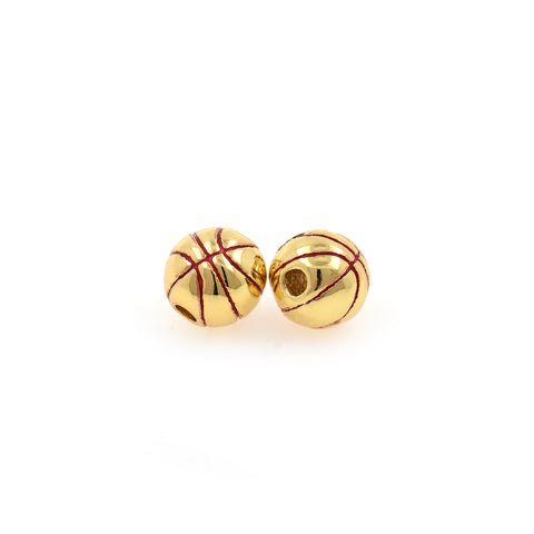 Exquisite Basketball Beads-Jewelry Making Accessories    9mm