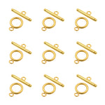 Matte Gold OT Clasp,DIY Unique Jewelry Buckle 25x14mm