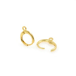 Delicate Minimalist Earrings-Jewelry Making Accessories   12x15mm