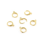 Delicate Minimalist Earrings-Jewelry Making Accessories   12x15mm
