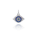 Exquisite Evil Eye Zircon Pendant-Jewelry Making Accessories   13x10mm