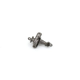 Cubic CZ Airplane Charms,Multi-style Plane Pendants,for DIY Unique Jewelry Making Supplies