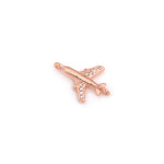 Cubic CZ Airplane Charms,Multi-style Plane Pendants,for DIY Unique Jewelry Making Supplies
