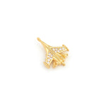 Cubic CZ Airplane Charms,Multi-style Plane Pendants,for DIY Unique Jewelry Making Supplies