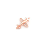 Cubic CZ Airplane Charms,Multi-style Plane Pendants,for DIY Unique Jewelry Making Supplies
