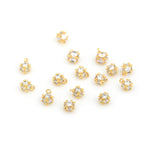 Exquisite Zircon Pendant Small Jewelry-Jewelry Making Accessories   4.5mm