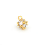 Exquisite Zircon Pendant Small Jewelry-Jewelry Making Accessories   4.5mm