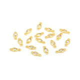 Exquisite Oval Zircon Connector Small Accessories-Jewelry Making Accessories   11x4.5mm