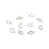 Exquisite Round Zircon Connector-Jewelry Making Accessories   12x7mm