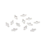 Exquisite Square Zircon Connector-Jewelry Making Accessories   10x6mm