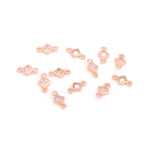 Exquisite Square Zircon Connector-Jewelry Making Accessories   10x6mm