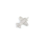 Delicate Micro-Pavé Aircraft Connector-Jewelry Making Accessories   16x12mm
