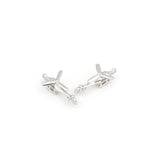 Cubic CZ Airplane Charms,Multi-style Plane Pendants,for DIY Unique Jewelry Making Supplies