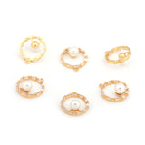 Exquisite Round Zircon Pendant-Jewelry Making Accessories   16mm