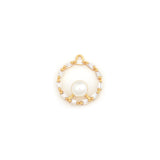 Exquisite Round Zircon Pendant-Jewelry Making Accessories   16mm