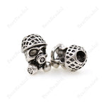 Gas Mask Paracord Beads,EDC 550 Bracelet Accessories 13x19mm
