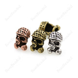 Gas Mask Paracord Beads,EDC 550 Bracelet Accessories 13x19mm