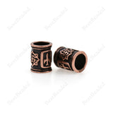 Large Hole Tube Spacer Beads,DIY Paracord Charms 7X9mm