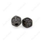 Cube Spacer Beads,Pave CZ @ Symbol Shape Dice Charms,for DIY Jewelry Making Accessory 9x9mm