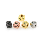 Exquisite Micropavé Square Beads-Jewelry Making Accessories   9x9mm