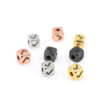Exquisite Micropavé Square Beads-Jewelry Making Accessories   9x9mm