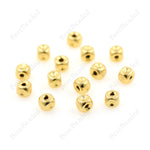 14K Gold Plated Square Spacer Beads,Cube Beaded Charms,Minimalist Jewelry Making Findings 6x6mm
